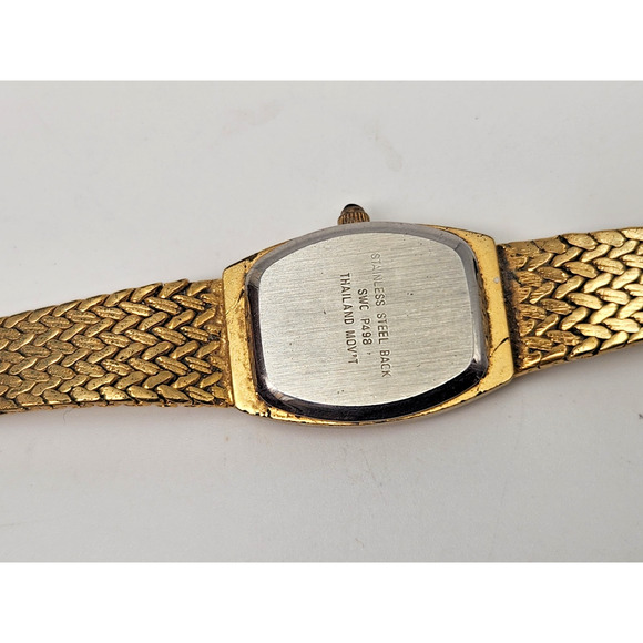Vintage Xavier Ladies Watch 18mm Gold Tone 7\'\' - New Battery main image 4